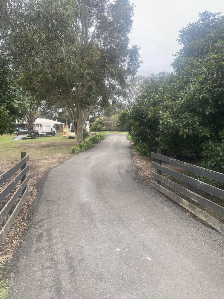 Image of a driveway work done