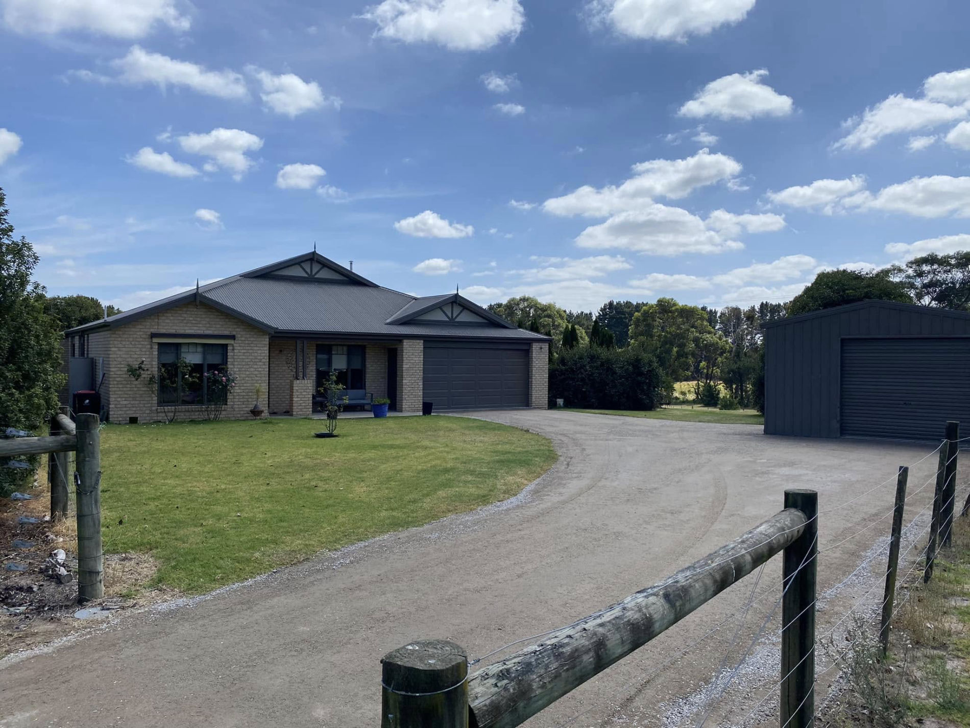 Image of a driveway work by farmworx team