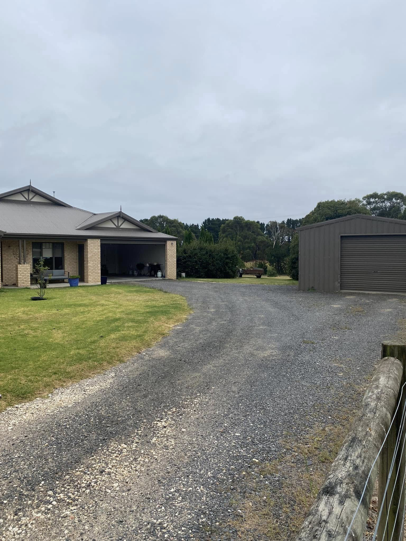 Image of a home driveway work