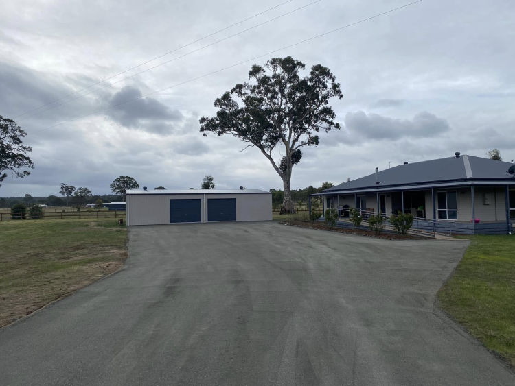 Image of a driveway finished