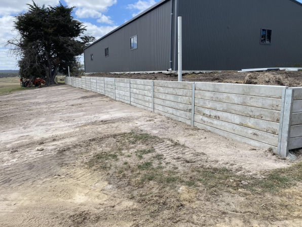 Image of a retaining walls